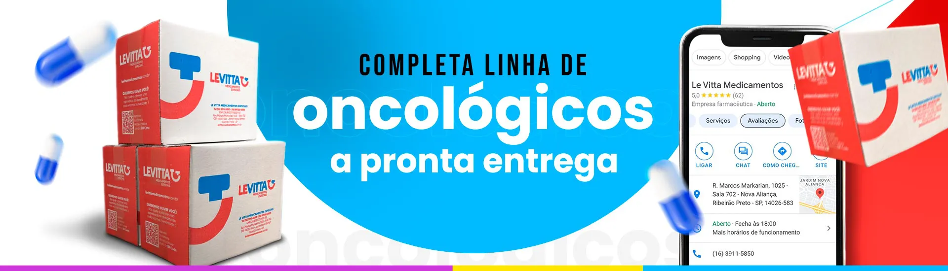 Banner promocional Le Vitta Medicamentos